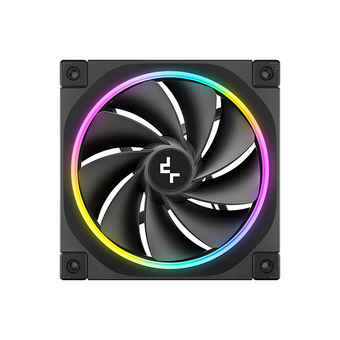  Вентилятор DEEPCOOL FL12R 120x120x25мм (PWM, ARGB, черный, 500-2150об/мин) Color Box 