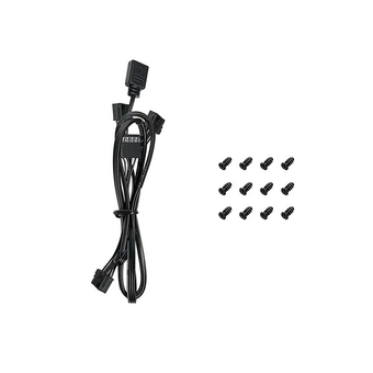  Вентилятор DEEPCOOL FL12-3 in 1 120x120x25мм (PWM, ARGB, черный, 500-2150об/мин) Color Box 