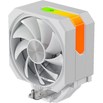  Кулер upHere UP1TC6 White / 6HPx6mm, 250W TDP, single tower, 1x120mm fan, 600-1650RPM, 68 CFM, 25dBA, ARGB cover 