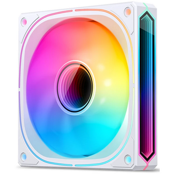  Вентилятор JONSBO FR-505W 120х120х25мм (PWM, ARGB LED, 800-1800об/мин, белый) Retail 