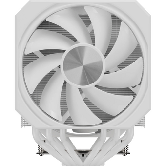  Кулер upHere UP2TC6 White / 6HPx6mm, 265W TDP, dual tower, 2x120mm fans, 600-1650RPM, 68 CFM, 25dBA, ARGB cover 