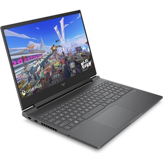  Ноутбук HP Victus 16-r1076ci (B09JWEA) Core i7 14650HX 16Gb SSD512Gb NVIDIA GeForce RTX4050 6Gb 16.1" IPS FHD (1920x1080) FreeDOS silver WiFi BT Cam 