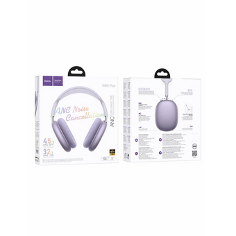  Наушники полноразмерные bluetooth HOCO W65 Plus Happy ANC фиолетовый 