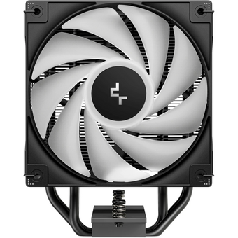  Кулер DEEPCOOL AG400 BK ARGB V2 LGA1851/1700/1200/115X/AM5/AM4 (TDP 220W, PWM, ARGB Fan 120mm, 4 тепл. трубки, черный) Ret 