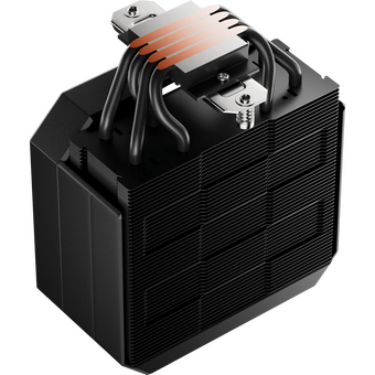  Кулер upHere UP1K4 Black / 4HPx6mm, 230W TDP, single tower, 1x120mm fan, 600-1650RPM, 68 CFM, 25dBA 