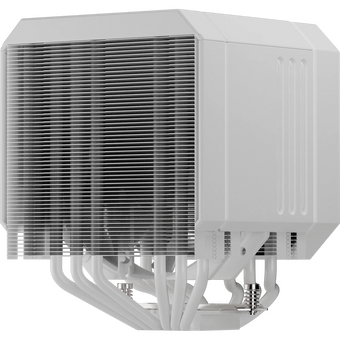  Кулер upHere UP2TC6C White ARGB / 6HPx6mm, 265W TDP, dual tower, 2x120mm ARGB fans, 600-1650RPM, 68 CFM, 25dBA 