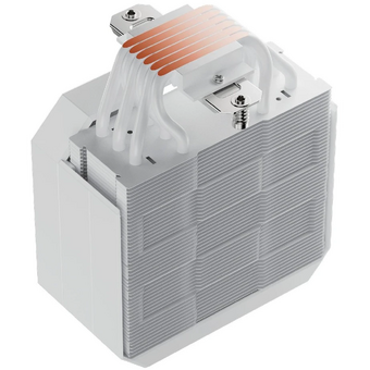  Кулер upHere UP1TC6 White / 6HPx6mm, 250W TDP, single tower, 1x120mm fan, 600-1650RPM, 68 CFM, 25dBA, ARGB cover 
