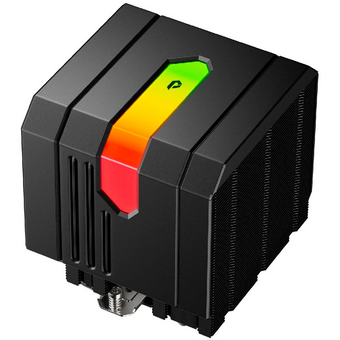  Кулер upHere UP2KC6 Black / 6HPx6mm, 265W TDP, dual tower, 2x120mm fans, 600-1650RPM, 68 CFM, 25dBA, ARGB cover 