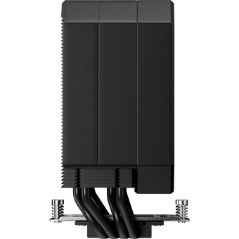 Кулер upHere UP1K4 Black / 4HPx6mm, 230W TDP, single tower, 1x120mm fan, 600-1650RPM, 68 CFM, 25dBA 