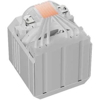  Кулер upHere UP2T6 White / 6HPx6mm, 265W TDP, dual tower, 2x120mm fans, 600-1650RPM, 68 CFM, 25dBA 