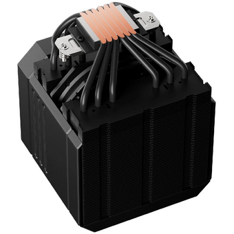  Кулер upHere UP2KC6 Black / 6HPx6mm, 265W TDP, dual tower, 2x120mm fans, 600-1650RPM, 68 CFM, 25dBA, ARGB cover 