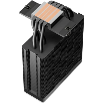  Кулер DEEPCOOL AG400 BK ARGB V2 LGA1851/1700/1200/115X/AM5/AM4 (TDP 220W, PWM, ARGB Fan 120mm, 4 тепл. трубки, черный) Ret 