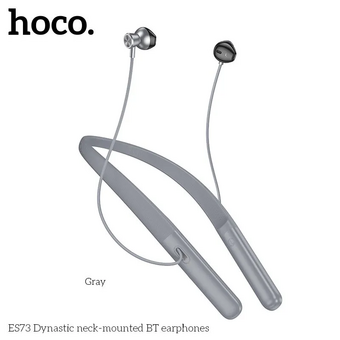  Наушники bluetooth HOCO ES73 Benevolent neck-mounted BT earphones серый 