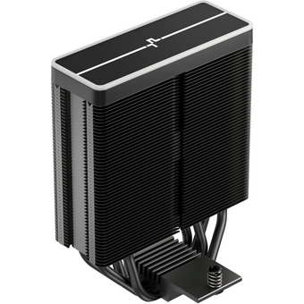 Кулер DEEPCOOL AG400 BK ARGB V2 LGA1851/1700/1200/115X/AM5/AM4 (TDP 220W, PWM, ARGB Fan 120mm, 4 тепл. трубки, черный) Ret 