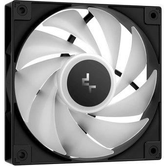 Кулер DEEPCOOL AG400 BK ARGB V2 LGA1851/1700/1200/115X/AM5/AM4 (TDP 220W, PWM, ARGB Fan 120mm, 4 тепл. трубки, черный) Ret 