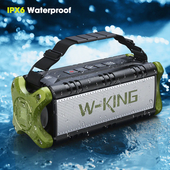  Портативная колонка W-King D8MIC зеленый 