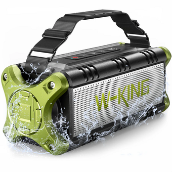  Портативная колонка W-King D8MIC зеленый 