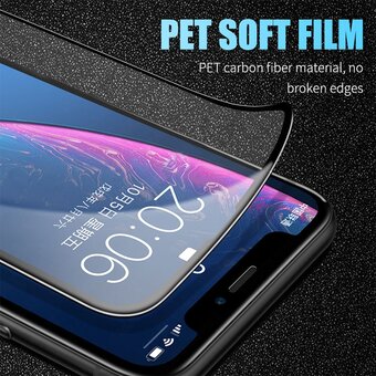  Защитное стекло 2.5D Full Cover+Full Glue для Huawei Honor P30 Чёрный тех.пак 