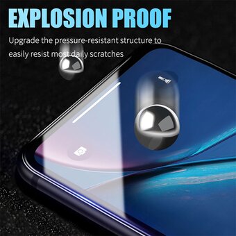  Защитное стекло 2.5D Full Cover+Full Glue для Huawei Honor P30 Чёрный тех.пак 