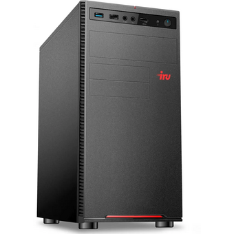  ПК iRU Опал 615 (2044138) Intel Core i5 12400, DDR4 8ГБ, 256ГБ(SSD), Intel UHD Graphics 730, Free DOS, черный 