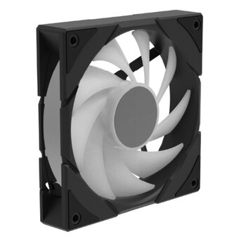  Вентилятор DEEPCOOL CG580 Fan BK 120x120x25мм (PWM, ARGB, черный, 400-1300об/мин) Bulk 