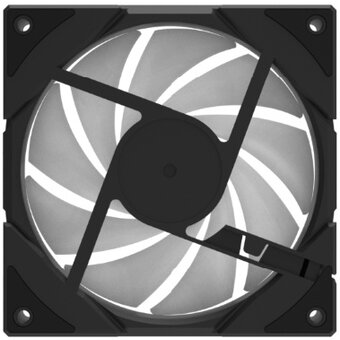  Вентилятор DEEPCOOL CG580 Fan BKR 120x120x25мм Reverse (PWM, ARGB, черный, 400-1300об/мин) Bulk 