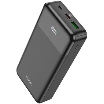  УЦ Аккумулятор внешний резервный HOCO J102A Cool figure 20000mAh (черный) (плохая упаковка) 