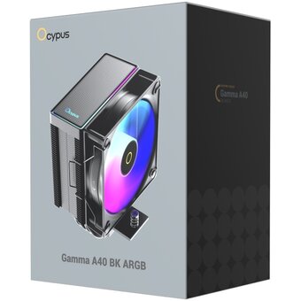  Кулер Ocypus Gamma A40 BK ARGB (Gamma-A40-BK1AAWN00X-GL) (All sockets, TDP 200W, PWM) 