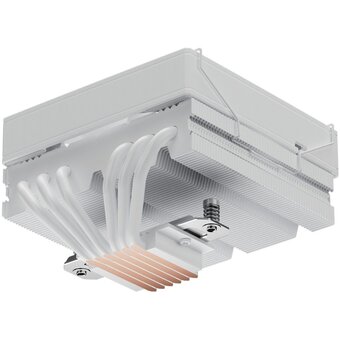  Кулер upHere H85TC6 White ARGB / 6HPx6mm, 180W TDP, top flow, 1x120mm ARGB fan, 600-1650RPM, 68 CFM, 25dBA 
