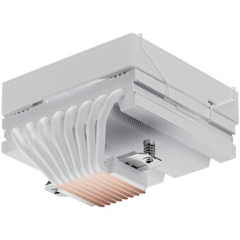  Кулер upHere H85TC8 White ARGB / 8HPx6mm, 200W TDP, top flow, 1x120mm ARGB fan, 600-1650RPM, 68 CFM, 25dBA 