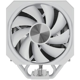  Кулер upHere UP1TC4 White / 4HPx6mm, 230W TDP, single tower, 1x120mm fan, 600-1650RPM, 68 CFM, 25dBA, ARGB cover 