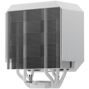  Кулер upHere UP1TC4 White / 4HPx6mm, 230W TDP, single tower, 1x120mm fan, 600-1650RPM, 68 CFM, 25dBA, ARGB cover 