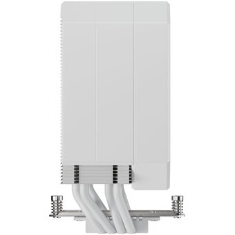  Кулер upHere UP1TC4 White / 4HPx6mm, 230W TDP, single tower, 1x120mm fan, 600-1650RPM, 68 CFM, 25dBA, ARGB cover 