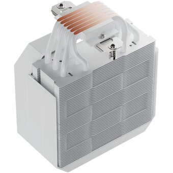  Кулер upHere UP1TC6C White ARGB / 6HPx6mm, 250W TDP, single tower, 1x120mm ARGB fan, 600-1650RPM, 68 CFM, 25dBA 