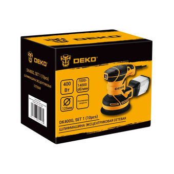  Эксцентриковая шлифмашина Deko DK400G (085-1056) 