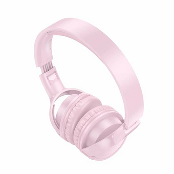  Наушники bluetooth полноразмерные BOROFONE BO32 Show BT headphones розовый 