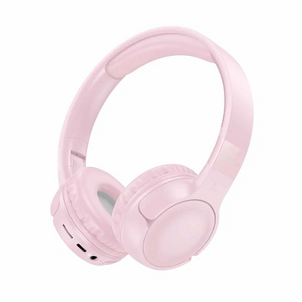  Наушники bluetooth полноразмерные BOROFONE BO32 Show BT headphones розовый 