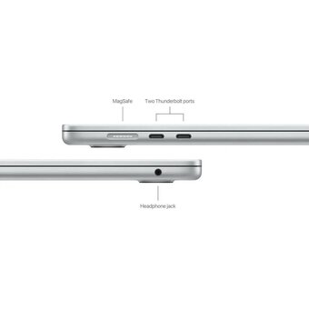  Ноутбук Apple MacBook Air MW1G3LL/A M4 10 core 16Gb SSD256Gb/10 core GPU 15.3" Liquid Retina (2880x1864) macOS silver WiFi BT Cam 