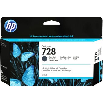  Картридж HP 3WX25A 728 130-ml Matte Black DesignJet Ink Cartridge 