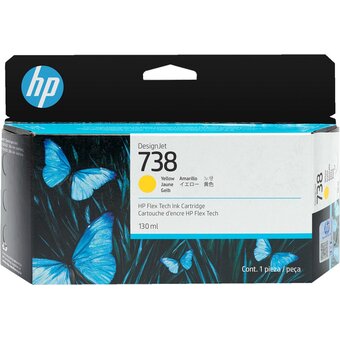  Картридж HP 498N7A 738 130-ml Yellow DesignJet Ink Cartridge 