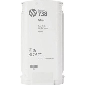  Картридж HP 498N7A 738 130-ml Yellow DesignJet Ink Cartridge 