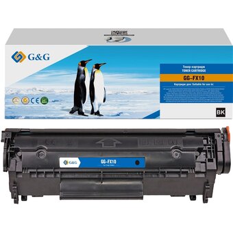  Картридж лазерный G&G GG-FX10 Q2612A/FX9/FX10 черный 2000стр для HP LJ 1010/1012/1015/1018/1020/1022/1022n/1022nw/3015/3020/3030/3050/3052/3055/M10 