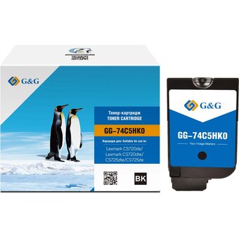  Картридж лазерный G&G GG-74C5HK0 (74C5HK0) черный (20000стр.) для Lexmark CS720de/CS720dte/CS725dte/CS725de 