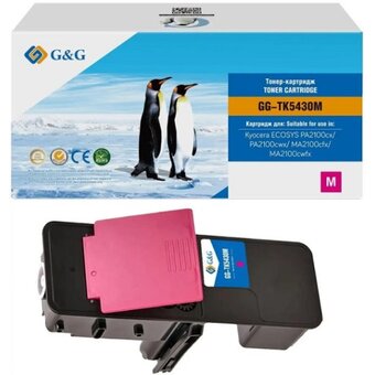  Картридж лазерный G&G GG-TK5430M пурпурный 1250стр для Kyocera Ecosys PA2100cx/PA2100cwx/MA2100cfx/MA2100cwfx 