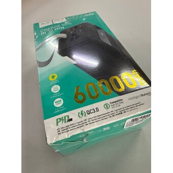  УЦ Аккумулятор внешний резервный HOCO J86B Electric 22.5W fully compatible 60000mAh (чёрный) (плохая упаковка) 