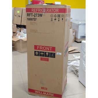  УЦ Холодильник WILLMARK RFT-273W (плохая упаковка, вмятина на лицвой части и сбоку) 
