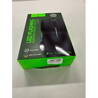  УЦ Мышь HOCO GM19 Enjoy gaming luminous wired mouse black (плохая упаковка) 