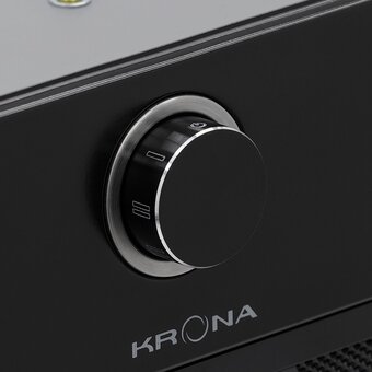  Вытяжка Krona Sven 600 black one knob 