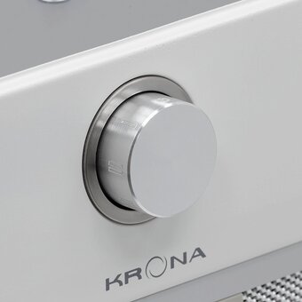  Вытяжка Krona Sven 600 white one knob 