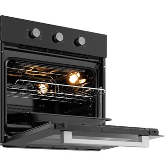  Духовой шкаф Weissgauff EOM 206 BM черный 